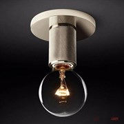 ImperiumLoft Потолочный светильник RH Utilitaire Socket Flushmount Silver 123678-22