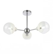 Evoluce SLE102702-03 светильник потолочный Хром/Прозрачный, Матовый никель E14 3*40W SLE102702-03