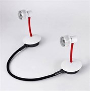 Lussole LOFT Металл/флекс Белый / красный Металл Светильник настенно-потолочный GU10 5,5W GRLSP-9818-02