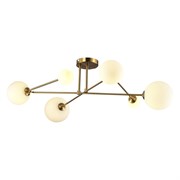 Evoluce SLE2211-302-06 светильник потолочный латунь / белый G9 6*5W SLE2211-302-06