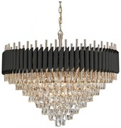 Wertmark WE138.21.023 Люстра подвесная Белое золото/Прозрачный, Черный E14 21*40W WE138.21.023