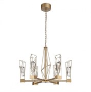 ST Luce SL815.203.06 Люстра подвесная Матовое золото/Матовое золото, Прозрачный LED 6*8W 4000K SL815.203.06