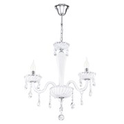 Eglo Люстра CARPENTO, 3х40W (Е14), ?540, H1200, стекло/белый 39112