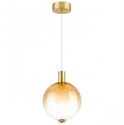 Lightstar 805403 Люстра COLORE LED 1х6W LM ЗОЛОТО/ЯНТАРНЫЙ 3000K 805403