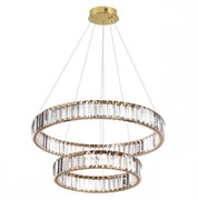 Odeon Light 5015/60L L-VISION ODL23 427 золотой/прозрачный металл/хрусталь Люстра LED 60W 4000K 7140Лм VEKIA 5015/60L