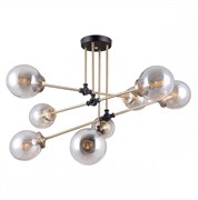 Citilux CL105185 Планета Черн+Дымч. Люстра CL105185