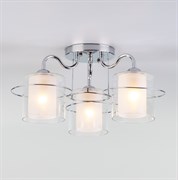 Eurosvet Потолочная люстра со стеклянными плафонами 30160/3 хром a044959