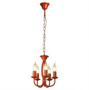 Lussole LGO Металл Красный /  Без плафона Люстра E14 GRLSP-9915