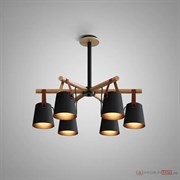 ImperiumLoft Люстра потолочная на штанге NATURA C6 black 178001-26