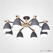 ImperiumLoft Потолочная люстра FOLKE 8 Gray 178024-26