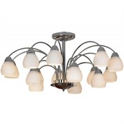 Lussole S.R.L Металл Хром /  Стекло Люстра E27 10W GRLSF-2403-15