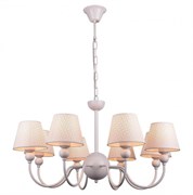 Lussole LGO Металл Белый /  Ткань Люстра E27 10W GRLSP-8033