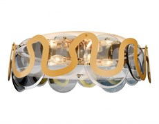 Ambrella Потолочная люстра TR5328/6 GD/SM/FR золото/дымчатый/белый матовый E14/6 max 40W D606*230 TR5328