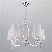 Eurosvet Подвесная люстра с хрусталем 60079/5 хром 00000085988