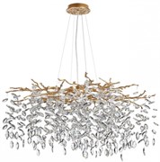 Odeon Light 4969/12 HALL ODL24 521 античн.бронза/алюмин./хрусталь Люстра G9 12*40W DELICA 4969/12