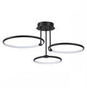 Lumion 6506/66CL LEDIO LN23 черный Люстра потолочная LED 66W 4188Лм 3000-6000K с пультом ДУ 220V URSULA 6506/66CL