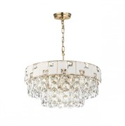 Odeon Light 5076/11 HALL (В 2-Х КОРОБКАХ) ODL24 497 золото/прозрачный/белый/металл/хрусталь/алебастр Люстра E14 11*40W CHESSI 5076/11