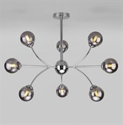 Eurosvet Потолочная люстра со стеклянными плафонами 30179 хром a057445