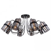 Lussole LGO Металл Хром / черный Стекло Люстра E14 40W LSP-8085