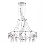 Odeon Light 6699/51L CLASSIC ODL_EX25 Люстра хром/металл/хрусталь IP20 LED 51W 4000K FLAMENCO 6699/51L