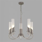 Eurosvet Классическая подвесная люстра 60117/5 никель a050018