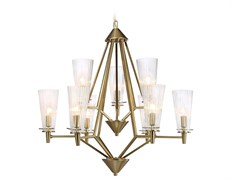 Ambrella Подвесная люстра TR3233/6+3 BS/FR латунь/белый матовый E14 max 40W D730*720 TR3233