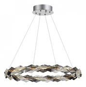 ST LUCE SL6009.103.01 Люстра подвесная Хром/Прозрачно-Дымчатый LED 1*30W 3000K SL6009.103.01