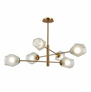 Evoluce SLE205202-06 люстра потолочная латунь / белый E27 6*60W SLE205202-06