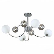 Evoluce SLE220912-08 люстра потолочная Хром/белый, Дымчатый G9 8*5W SLE220912-08