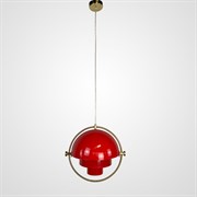 ImperiumLoft Люстра Louis Weisdorff Gubi Multi-lite Pendant Red 123431-22