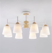 Eurosvet Потолочная люстра со стеклянными плафонами 70085/8 белый 00000083424