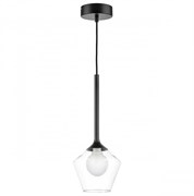 Lightstar 801201 Люстра VETRO 1х6W(led) G9 ЧЕРНЫЙ/ПРОЗРАЧНЫЙ 801201