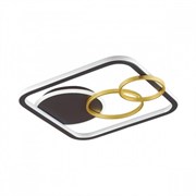 Lumion 5246/71CL LEDIO LN23 черный, матовое золото Люстра потолочная LED 71W 4686Лм 220V BRENO 5246/71CL