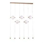 Lightstar 815501 Люстра DAFNE LED 5x8.5W ЛАТУНЬ 3000K 815501