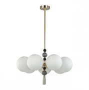 Odeon Light 5405/7 MODERN ODL_EX24 83 золотой/серый/зеленый/белый матов./металл/керамика/стекло Люстра E14 7*40W PALLE 5405/7