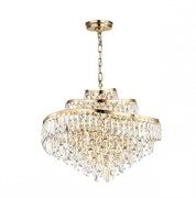 Odeon Light 5073/12 HALL (В 2-Х КОРОБКАХ) ODL24 505 золото/прозрачный/металл/хрусталь Люстра E14 12*40W WAYTA 5073/12