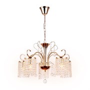 Ambrella Подвесная люстра с хрусталем TR4507/5 GD/CL золото/прозрачный E14/5 max 40W D610*720 TR4507