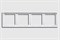 Рамка четверная, для горизонтального/вертикального монтажа Jung LS 990 Белый LS984ww - фото 10130