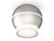Ambrella Комплект накладного светильника XS1103031 SSL/FR/CL серебро песок/белый матовый/прозрачный MR16 GU5.3 LED 3W 4200K (C1103, N7160) XS1103031 - фото 103871