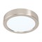 Eglo 99228 Светодиодный накладной светильник FUEVA 5, 10,5W (LED), 160, H28, 1350lm, 4000K, сталь, никель 99228 - фото 104714