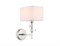 Ambrella Светильник настенный LH71325 SN/WH никель/белый E14 max 40W 240*130*300 LH71325 - фото 105409 Ambrella Светильник настенный LH71325 SN/WH никель/белый E14 max 40W 240*130*300 LH71325 - фото 105409