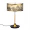 Odeon Light 5064/2T MODERN (В 2-Х КОРОБКАХ) ODL24 405 античн.бронза/серо-беж./металл/натур.камен."шпон" Настольная лампа E27 LED 2*10W BERGI 5064/2T - фото 108340