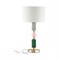 Odeon Light 4861/1T CLASSIC ODL_EX21 золото/раноцветн./керамика/абажур Настольная лампа E27 1*60W CANDY 4861/1T - фото 108579