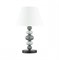 Odeon Light 4896/1T MODERN ODL_EX23 27 черный матов./серый/молочный металл/керамика/ткань Настольная лампа E27 1*60W SOCHI 4896/1T - фото 108586