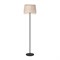 Eglo 43978 Торшер с ножным выключателем TABLEY, 1X40W (E27), H1530, сталь, черный / текстиль, дерево, коричневый 43978 - фото 109307