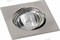 Comtech Terra Светильник галогеновый встраиваемый повор.MR16 1x50W GU5.3 никель квадрат P00356 - фото 112808