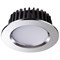 Novotech 357908 NT19 090 хром Встраиваемый светильник IP44 LED 4000K 10W 100-265V DRUM 357908 - фото 115648