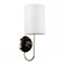 Odeon Light 5424/1W MODERN ODL_EX24 золотой/черный/белый/металл/керамика/ткань Бра E14 1*40W POLLEN 5424/1W - фото 117219