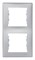 Sedna Алюминий Рамка 2-я вертикальная - фото 16801