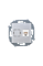 Simon 15 Алюминий Розетка компьютерная 1-ая RJ45 кат.5е - фото 23498